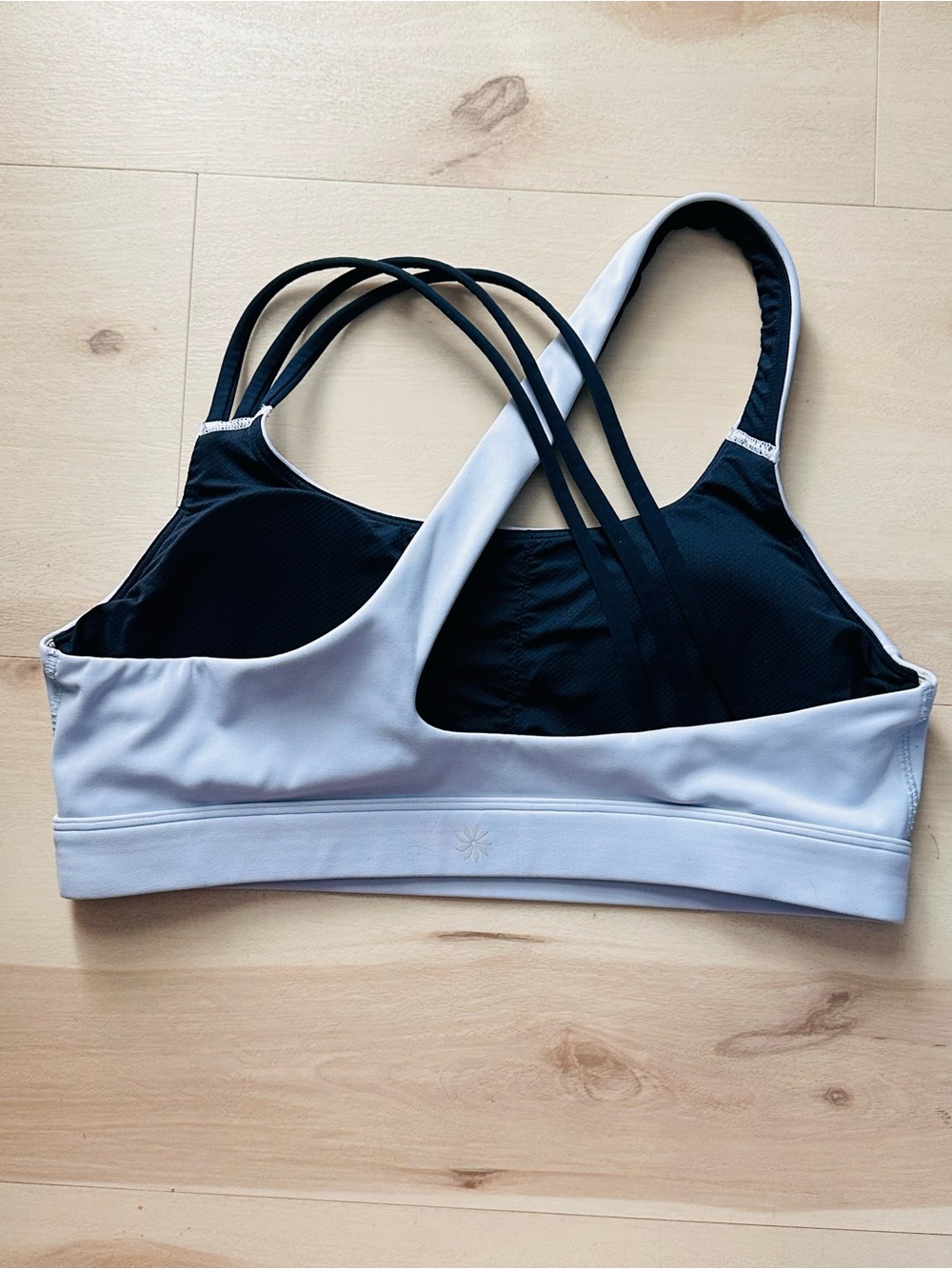 Athleta Train Free Sports Bra A-C Two Colors Light and Dark Blue Medium-impact - Picture 2 of 15